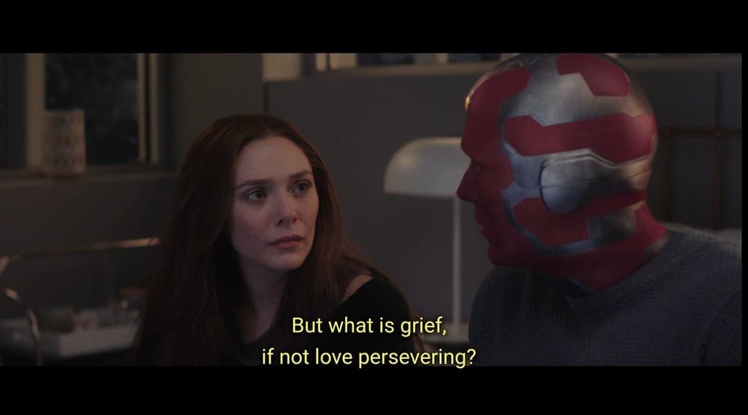 Wanda and Vision scene from WandaVision